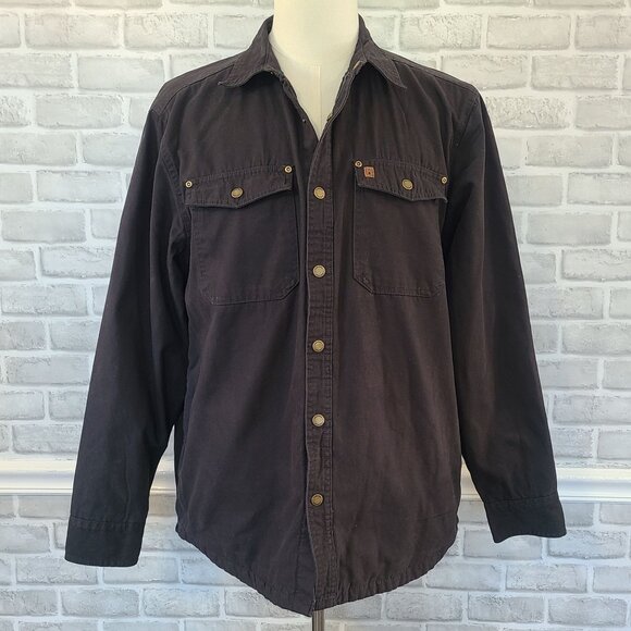 Coleman Mens Fleece Lined Shacket Shirt Outdoor Utility NEW Large Gorpcore - Picture 1 of 9